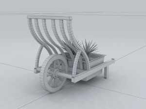 vehicle - trolley 3D Model