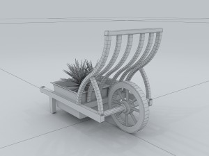 vehicle - trolley 3D-Modell