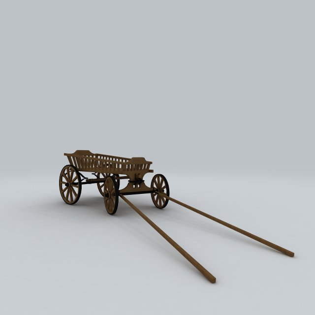 vehicle - trolley 01 3D Model .c4d .max .obj .3ds .fbx .stl .blend 