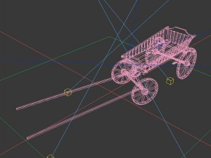 vehicle - trolley 01 3D Model