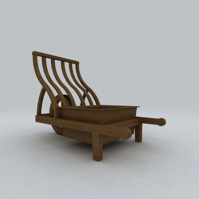 vehicle - trolley 02 3D Model .c4d .max .obj .3ds .fbx .stl .blend 