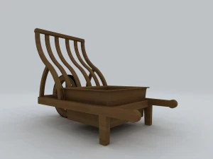 vehicle - trolley 02 3D Model