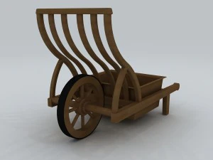 vehicle - trolley 02 3D Model