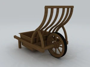 vehicle - trolley 02 3D Model