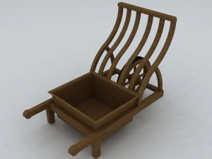 vehicle - trolley 02 3D Model