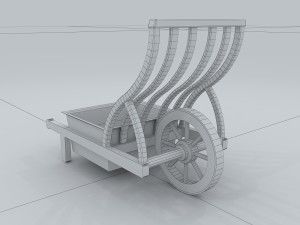 vehicle - trolley 02 3D Model