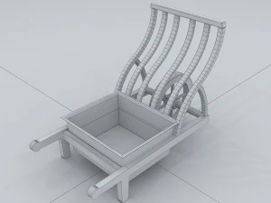 vehicle - trolley 02 3D Model