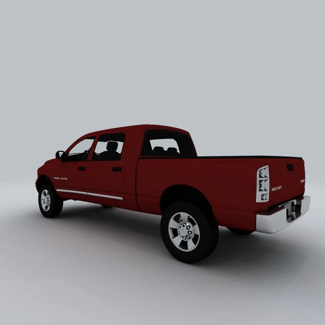 vehicle - truck 3D Model .c4d .max .obj .3ds .fbx .stl .blend
