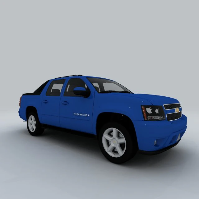 vehicle - truck 02 3D Model .c4d .max .obj .3ds .fbx .stl .blend 