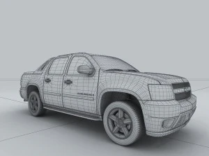 vehicle - truck 02 3D Model