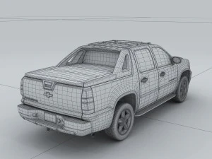 vehicle - truck 02 3D Model