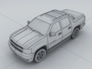 vehicle - truck 02 3D Model