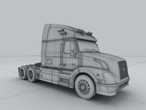 vehicle - truck head 3D Model