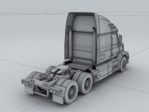 vehicle - truck head 3D Model
