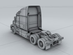 vehicle - truck head 3D Model