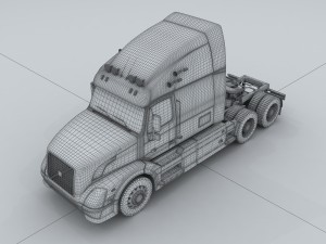 vehicle - truck head 3D Model