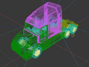 vehicle - truck head 3D Model