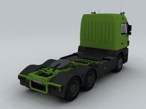 vehicle - truck head 03 3Dモデル