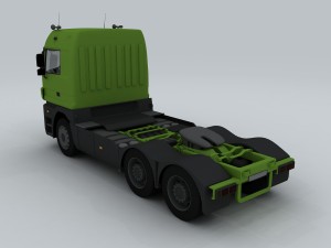 vehicle - truck head 03 3Dモデル
