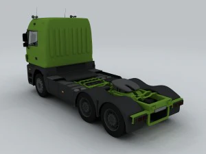 vehicle - truck head 03 3D Model