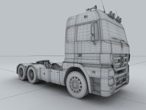 vehicle - truck head 03 3Dモデル