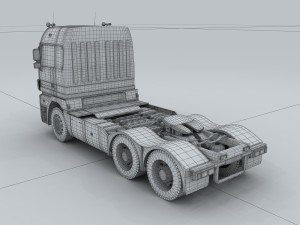 vehicle - truck head 03 3Dモデル
