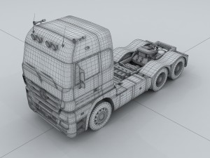 vehicle - truck head 03 3Dモデル