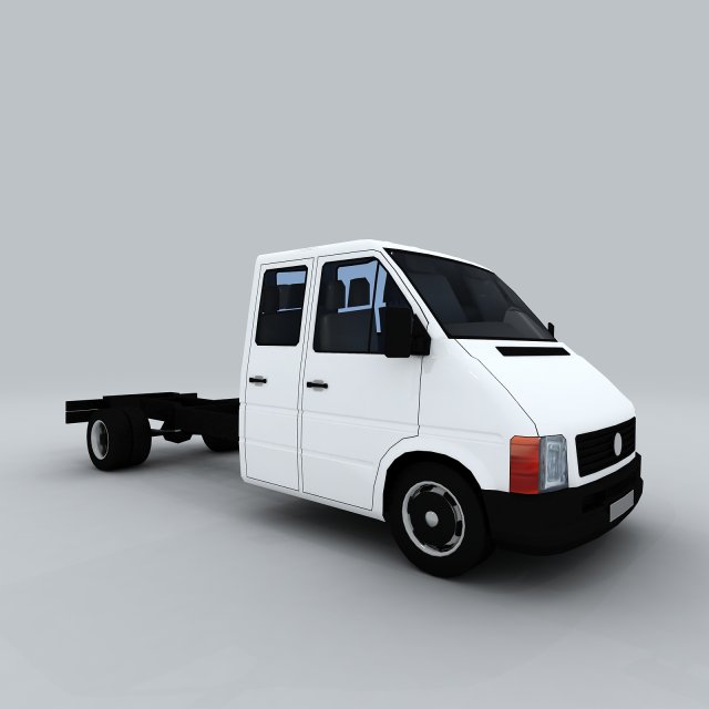 vehicle - truck head 04 3D Model .c4d .max .obj .3ds .fbx .stl .blend 