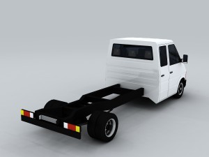 vehicle - truck head 04 3D Model