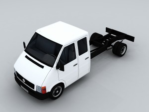 vehicle - truck head 04 3D Model