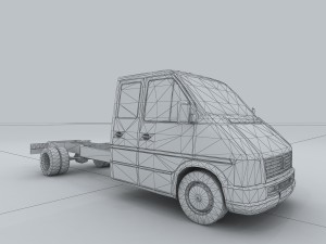 vehicle - truck head 04 3D Model