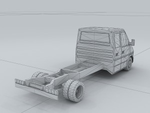 vehicle - truck head 04 3D Model