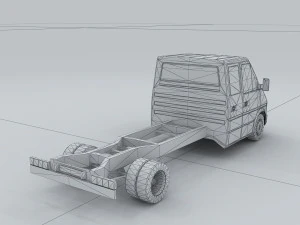 vehicle - truck head 04 3D Model