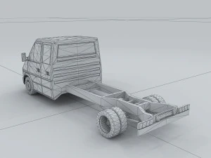 vehicle - truck head 04 3D Model