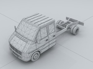 vehicle - truck head 04 3D Model