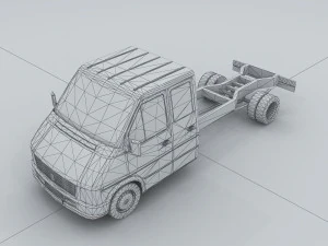 vehicle - truck head 04 3D Model