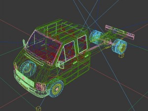 vehicle - truck head 04 3D Model
