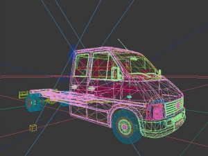 vehicle - truck head 05 Modelo 3D