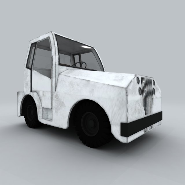 vehicle - truck head 06 3D Model .c4d .max .obj .3ds .fbx .stl .blend 