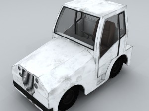 vehicle - truck head 06 3D Model