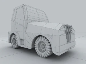 vehicle - truck head 06 3D Model