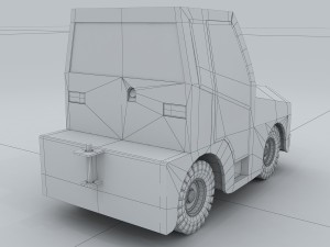 vehicle - truck head 06 3D Model