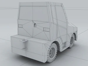 vehicle - truck head 06 3D Model