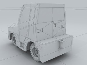 vehicle - truck head 06 3D Model