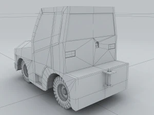 vehicle - truck head 06 3D Model
