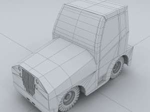 vehicle - truck head 06 3D Model
