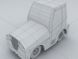 vehicle - truck head 06 3D Model