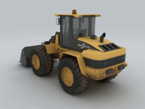 vehicle bulldozer Model 3D