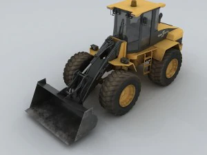 vehicle bulldozer 3D Model