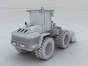 vehicle bulldozer 3D Model